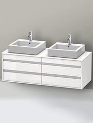 ����� ��� ���������� Duravit Ketho 1400�496�550 ���������, 2 ������, 4 �����, ����� ������ KT6657B2222