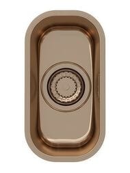 Мойка ALVEUS Monarch Variant 110 (148х300) под столешницу, нерж. сталь 0.8 мм, PVD медь 1114241 — миниатюра 1