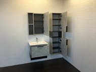 Зеркало-шкаф COMFORTY Франкфурт-60 (600х800х145) подвесной, бетон светлый 00-00004331