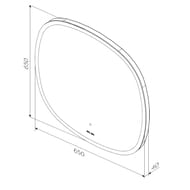 ������� AM.PM (650�650 ��) ������� ����� � ��������� LED-����������, ��- ��������  M8FMOX0651WGS
