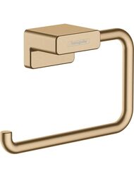 Держатель туалетной бумаги Hansgrohe AddStoris 41771140 настенный, без крышки, шлиф. бронза
