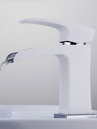 Смеситель для раковины , GAPPO белый хром, G1007-30
