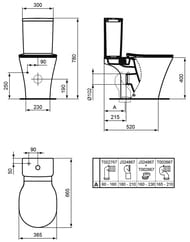 ���� ��� �������-�������� Ideal Standard Lux CONNECT AIR E009701 � ������������ ��������