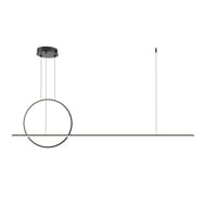 Подвесной светильник Maytoni Halo (Хэло) MOD247PL-L49BK, 40Вт, 120°, IP20, LED, черный