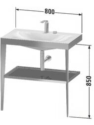 ���������� � �������� Duravit XViu 800�850�480 ���. ��� ����., ������/����� ������ XV4715OB285