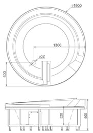 �������������� ������������ ����� Gemy G9090 K (1900�1900�900) ����������