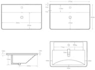 �������� Aquanet ���� 80 810�480�210 ��������� �� �����, ����� 301805