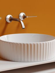 Раковина накладная Ceramicanova ELEMENT 360х360х115 без отв. под смеситель, белая CN6057