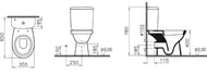 ������-������� NORM Fit with Bidet (355�650�780) � ��������,�����. ����.,� ����. ���� 9844B099-7203