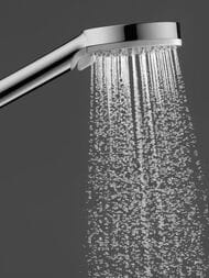 Душевая система Hansgrohe Vernis Shape 26098000 1jet термостат для ванны, EcoSmart, верх/руч.душ, хр — изображение 4