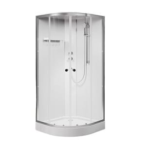 Душевая кабина AM.PM X-Joy 900х900х2100 стекло прозрачное, профиль хром мат. W94C-401-090MT
