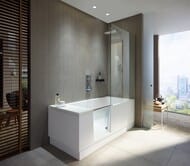 ����� � ������� ������������ Duravit Shower+Bath 1700�750�2100 � ���� ������, ���������� ������ 700404000000000