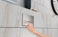 BERGES комплект инсталляции с клавишей смыва F3 хром глянец, унитаз FLOE Rimless, 4в1 043223