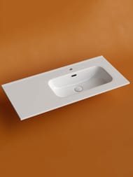 Раковина накладная Ceramicanova Element 1010х465х170 чаша справа,1 отв. под смеситель,белый CN7003R