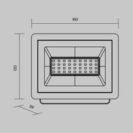 Прожектор Maytoni Flood (Флуд) FL001-L30B4K, 4000К 30Вт IP 65, черный