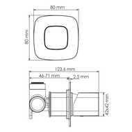 ��������� WasserKRAFT Nuthe 9151 ��� ����, �������������, ������ Soft-touch