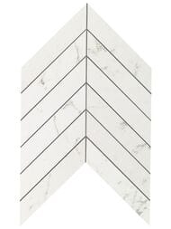 Мозаика Atlas Concorde Marvel Carrara Pure Chevron Wall (250х305) белая, 9SCA (кв.м.)