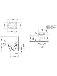 ������ ��������� DURAVIT ME by Starck 373�600�400 ��� ������-���� SensoWash 2169590000