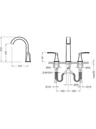 ��������� Zeegres Z.Como 17008001 ��� ��������, 3 ���������, ����� 137 ��