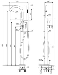 ��������� ��� ����� Fantini Fontane Bianche 47P5P080B ���������, ������������� � ���. ����������
