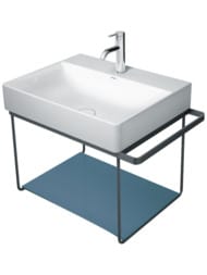 Полка стеклянная для консоли Duravit DuraSquare 570х380 голубой 0099648800