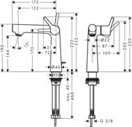 ��������� Hansgrohe Talis S 72113000 ��� ��������, ������������, � ������ ��������, ����