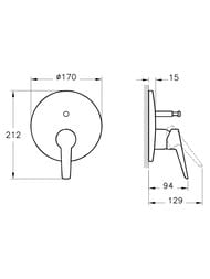 ������� ������� Vitra Solid S ������������ ������������� ���������, ����./���. ���, ���� A49264EX