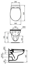 ������ ��������� Ideal Standard EUROVIT 370�525 ������������, �������-��������� K881201