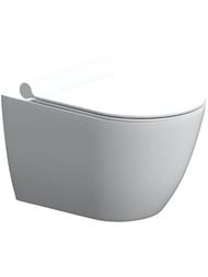 Унитаз подвесной Damixa Scandinavian Pure, безободковый, сиденье микролифт, белый DX36C1701SC