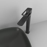 Смеситель Iddis SLIDE SLIGM01i01 для умывальника, высокий, однозахватный, цвет: графит