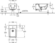���� ��������� Geberit Icon Square (350�540�260) � ���������� ��� ��������� � ��������� 231910000