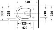 ������ ��������� Duravit Soleil by Starck 370�540�400��, ������������, ����: ����� 2591092000