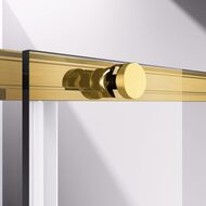 Душевой уголок Vincea Slim-N 1400x2000x800 VSR-4SN8014CLG прямоугольная брашированное золото — миниатюра 4