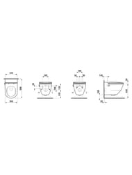������-���� Laufen CLEANET NAVIA 8.2060.1.400.000.1 (580�370�380) ������������, ���������, �������� LCC