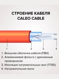 ������ ��� CALEO CABLE 18W-120, 120�, 18��/���.�, 2160��, ��� ���������������