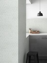 Мозаика Vidrepur Hex Marbles   4300 (307х317) на сетке, белая (шт.) — изображение 2