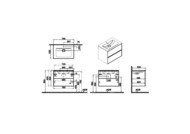 ����� � ��������� Vitra Metropole Edge 795�530�620, ���������, 2 �����, ����: �������� ������ 67155