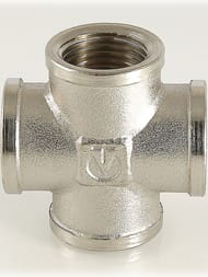 Крестовина VALTEC 1/2"В, лат.никелир, VTr.760.N.0004