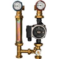 Насосная группа STOUT с 3-х ходовым приводным смесителем 1", Grundfos UPSO 25-65, SDG-0007-002502