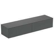 Тумба под раковину Ideal Standard CONCA (1985x505x370) 2 ящика, антрацит, со столешницей T4316Y2