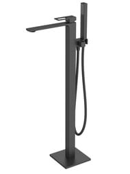 Смеситель для ванны/душа BelBagno LUCE LUC-FMT-NERO напольный, черный матовый