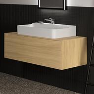 Тумба под раковину Ideal Standard CONCA 1200x505x370 1 ящик, свет орех, столешница с вырезом T3931Y6