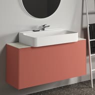 Столешница для тумбы 120 Ideal Standard CONCA 1200x373x6 керамическая, calacatta marble T4347DH — изображение 8