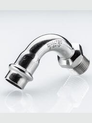 Отвод пресс VALTEC 22х3/4"Н, 90° нерж. сталь VTi.957.I.002205