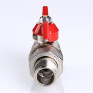Кран с американкой 1 1/4"ВН VALTEC BASE красная бабочка VT.227.N.07 — изображение 3