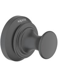 Крючок для ванной Aquatek Классик AQ4501MB одинарный, цвет: черный матовый