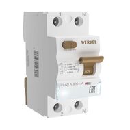 Устройство защитного отключения Werkel W912P404, белый