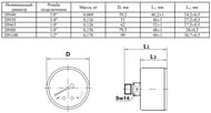 �������� Watts F+R150, 0-6 ���, 1/4", D80��, ����.�����. (������.),  10008023