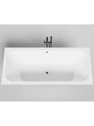 Ванна встраиваемая Salini Orlanda Axis (1804х800х600) иск.камень, S-Sense, матовая 103212MF