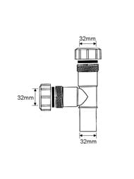 ������� McAlpine 32��/90� �������������� (�����. �����, 1 ������� �����) �����,   32F-WH